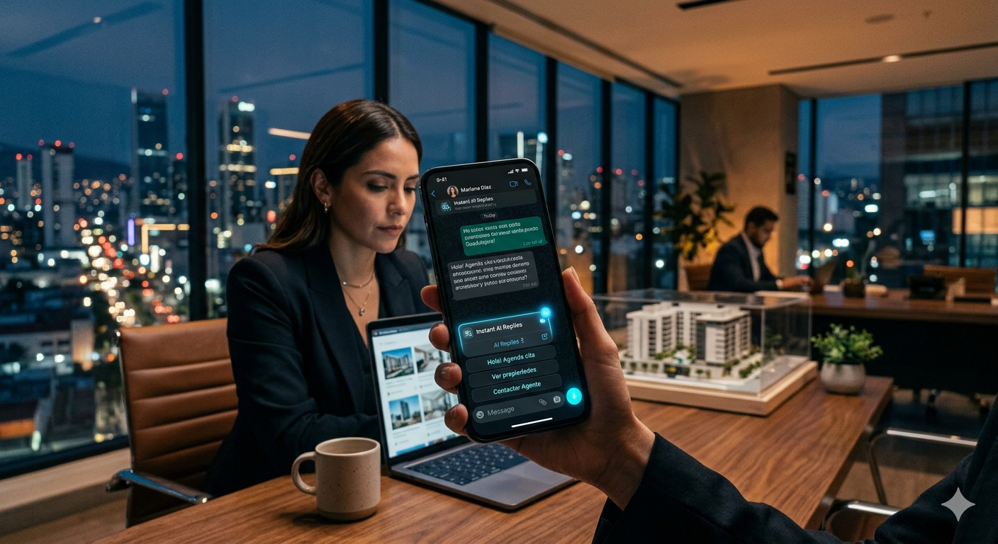Inmobiliarias usando IA para robarte clientes en WhatsApp — ¿ya lo sabías?