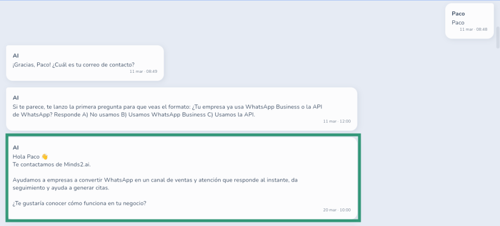 Campañas de WhatsApp con IA: cómo atacar a tus clientes en el momento correcto